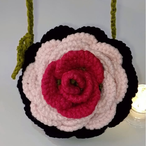 Pink Petal Sling Bag - Image 4